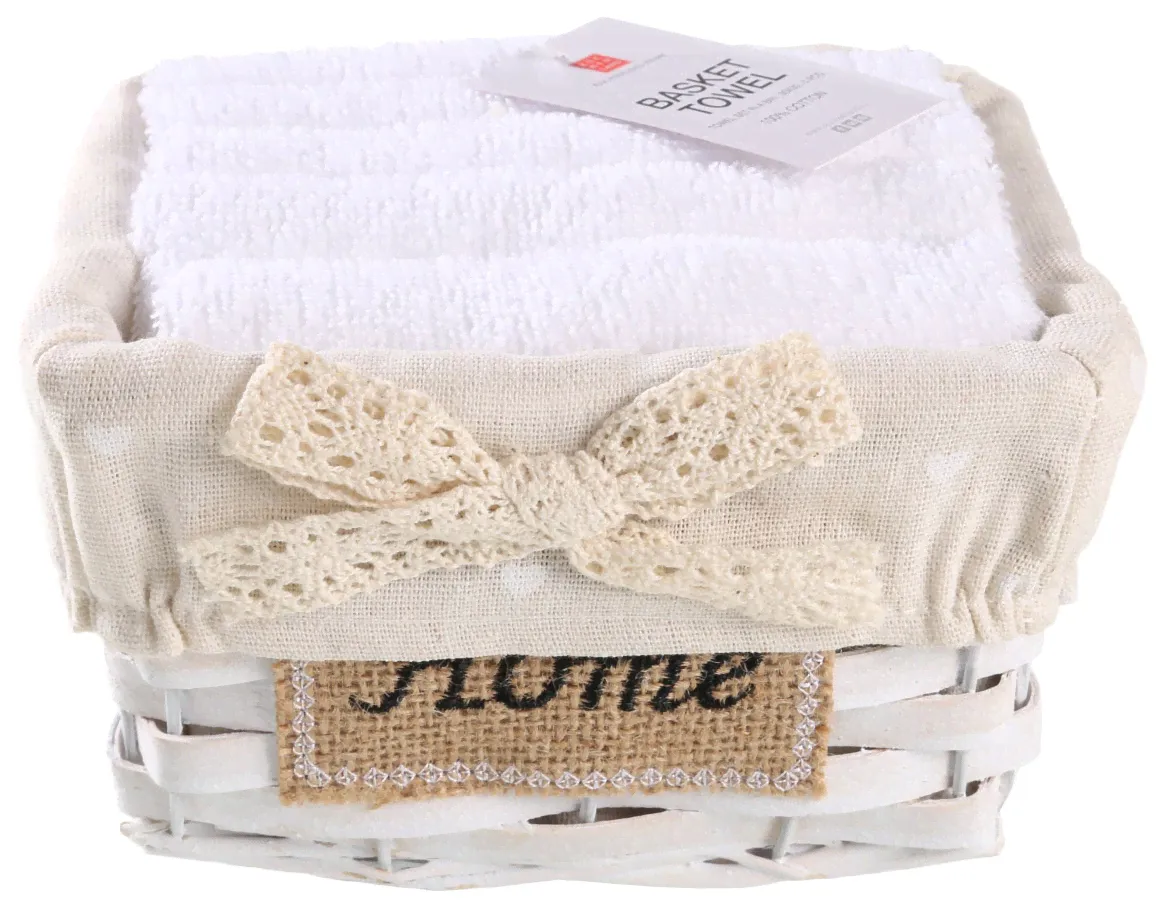 Набор полотенец Kuchenland BASKET TOWEL белый