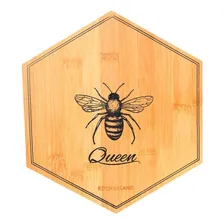 Разделочная доска Kuchenland Honey Queen бамбук 25 x 22 см
