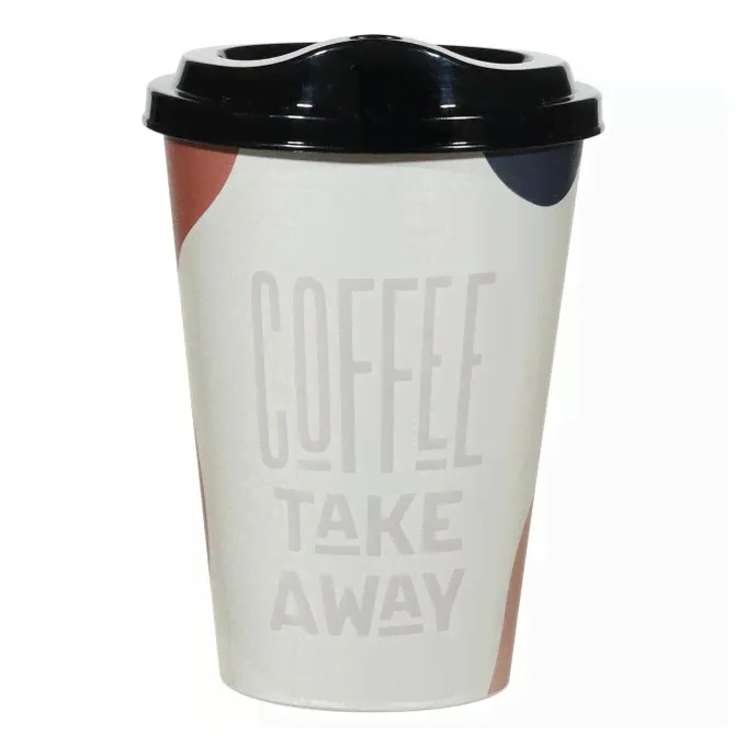 Стакан Kuchenland Coffee take away Country с крышкой 500 мл-0