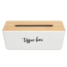 Kuchenland Бокс для бумажных салфеток, 24х12 см, бамбук, бежевый, Creme