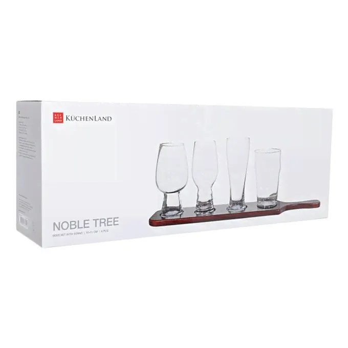Набор стаканов для пива Kuchenland Noble tree 5 предметов