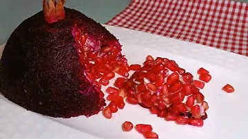 🎄 Салат "Гранат" - вкусный и красивый салат на Новый год
