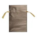 Мешок подарочный Kuchenland Champagne glow 20 х 30 см с завязками коричневый