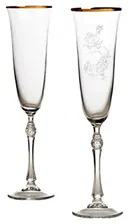 Фужер для шампанского Kuchenland Polar lights RW088-1 2 шт Серебристый