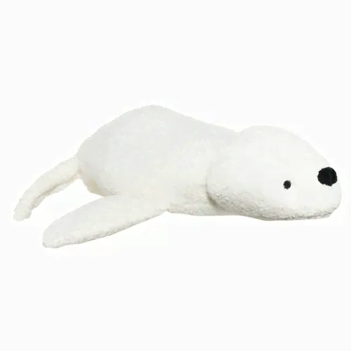 игрушка, 53 см, мягкая, букле, молочная, тюлень, aquatic animals kuchenland