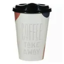 Стакан Kuchenland Coffee take away Country с крышкой 500 мл
