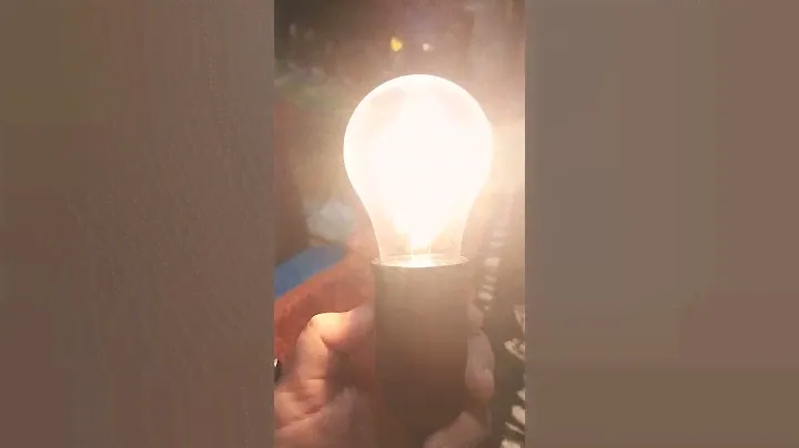 Моя новая лампочка на акамуляторе