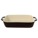 Форма 27х20 см, керамическая, прямоугольная, баклажан, cakes Kuchenland D320