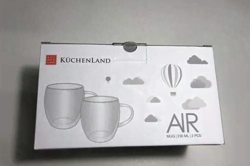 Кружка с двойными стенками Kuchenland 2 шт (air)