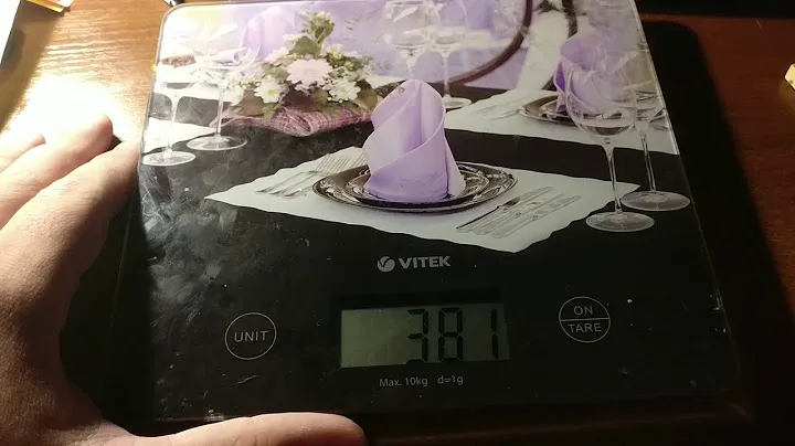 Замена батарейки на кухонных весах VITEK 8024 BK